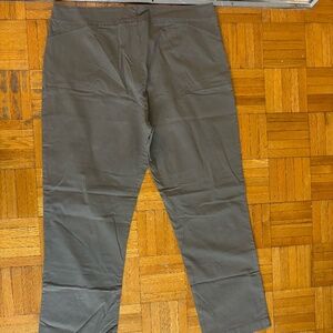 vintage 90s grey - khaki pants capris y2k stretch + accepting offers